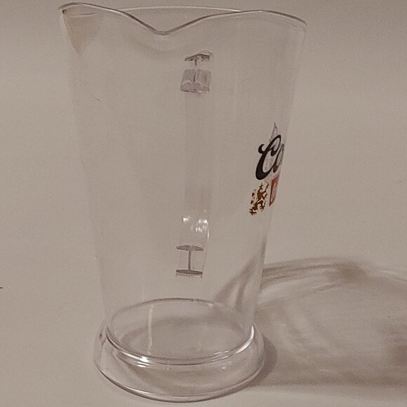 COORS BANQUET Original Beer Pitcher Acrylic Mini Pitcher 900ml - Picture 5 of 6